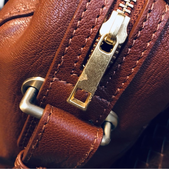 RACHEL Rachel Roy Gorgeous Cognac Glazed Vachetta Leather - Picture 14 of 14